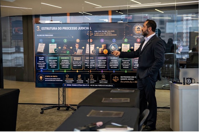 Estrutura do processo judicial e o papel do perito
